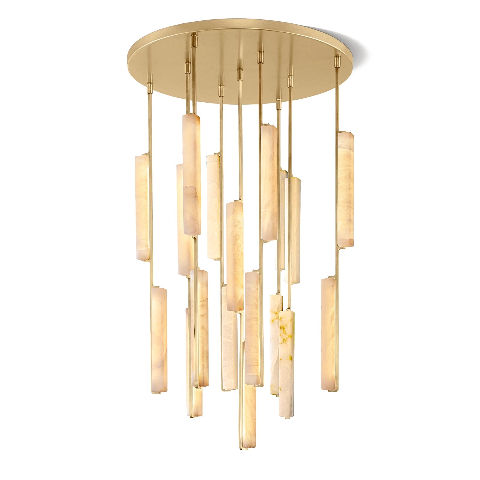 Oudubon Alabaster Round Chandelier