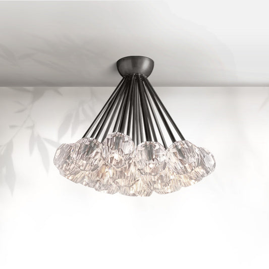 Boule Do Crystal Glass Flushmount