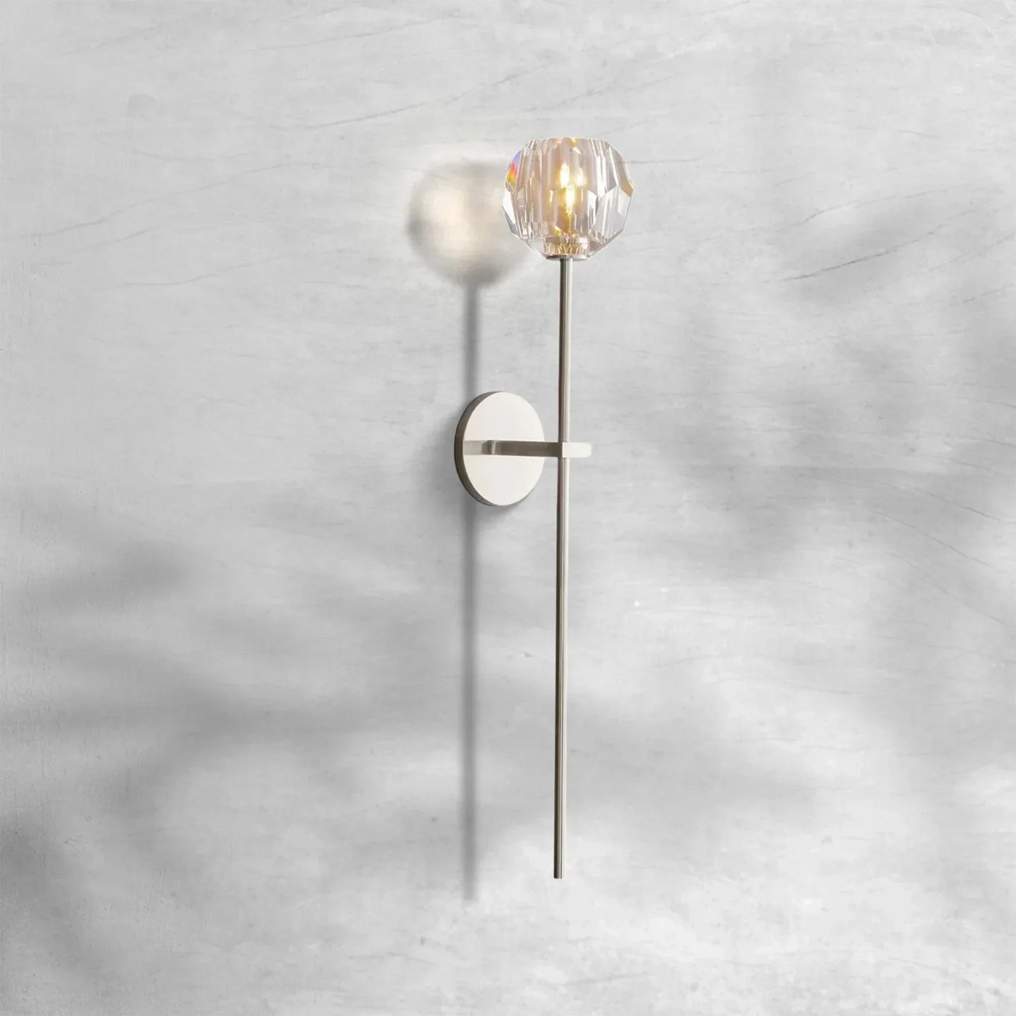 Bille De Crystal Glass Grand Wall Sconce