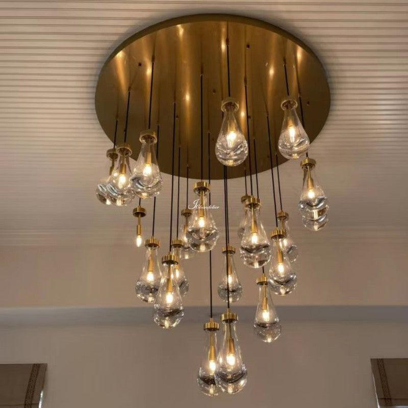 Soltaire Raindrops Round Chandelier