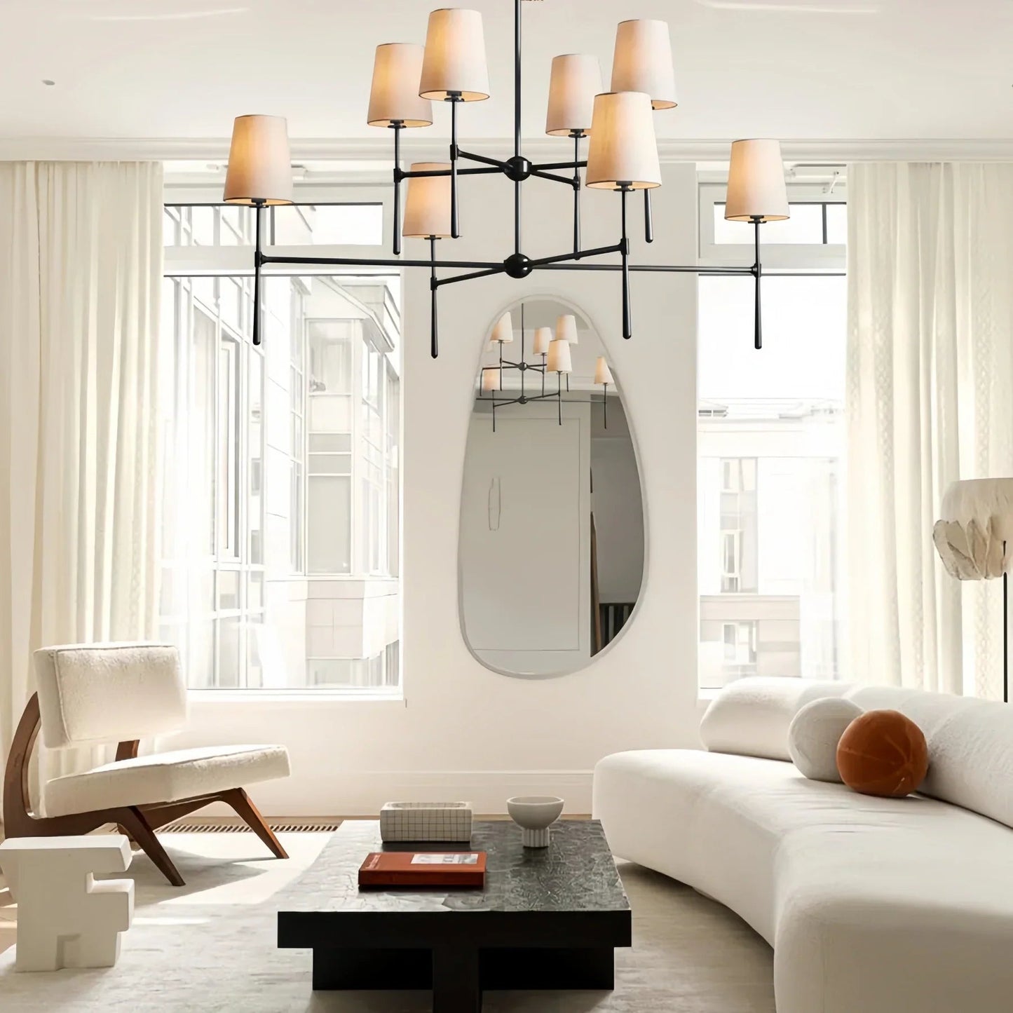 Rhodesy 2-Tier Round Chandelier