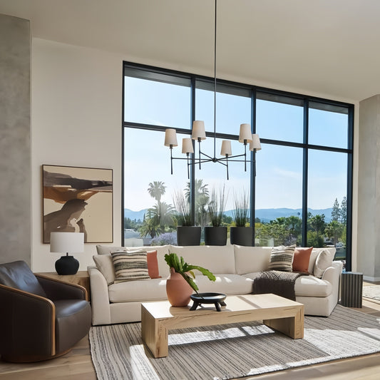 Rhodesy Round Chandelier 4/6 Light