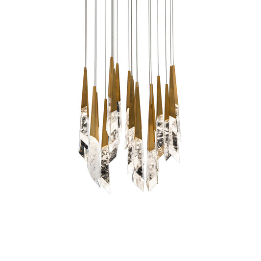 Solitude Round LED Multi Chandelier