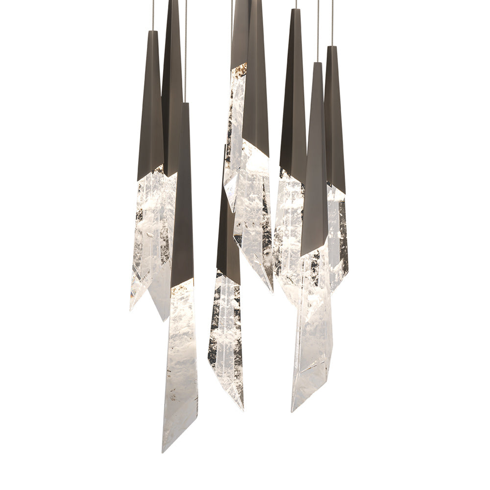 Solitude Round LED Multi Chandelier