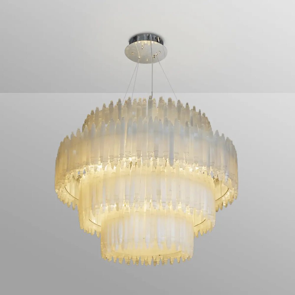 Selenine Layer Round Chandelier - Lightings Menu