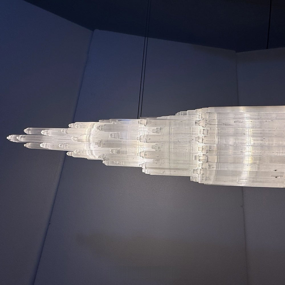 Selenine Small Chandelier 47"W - Lightings Menu