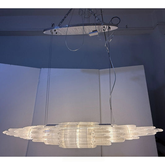 Selenine Small Chandelier 47"W - Lightings Menu