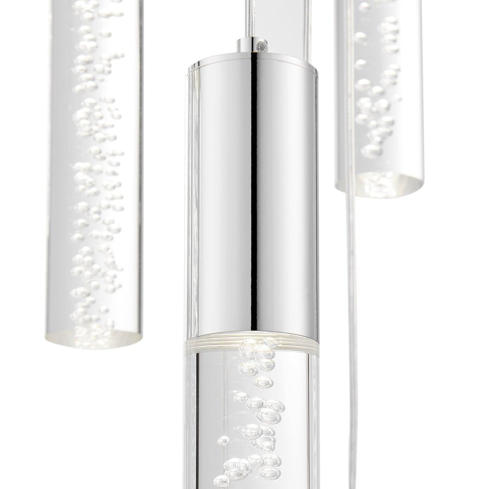 Sparkling Night Cylinder Chandelier 13 Light - Lightings Menu