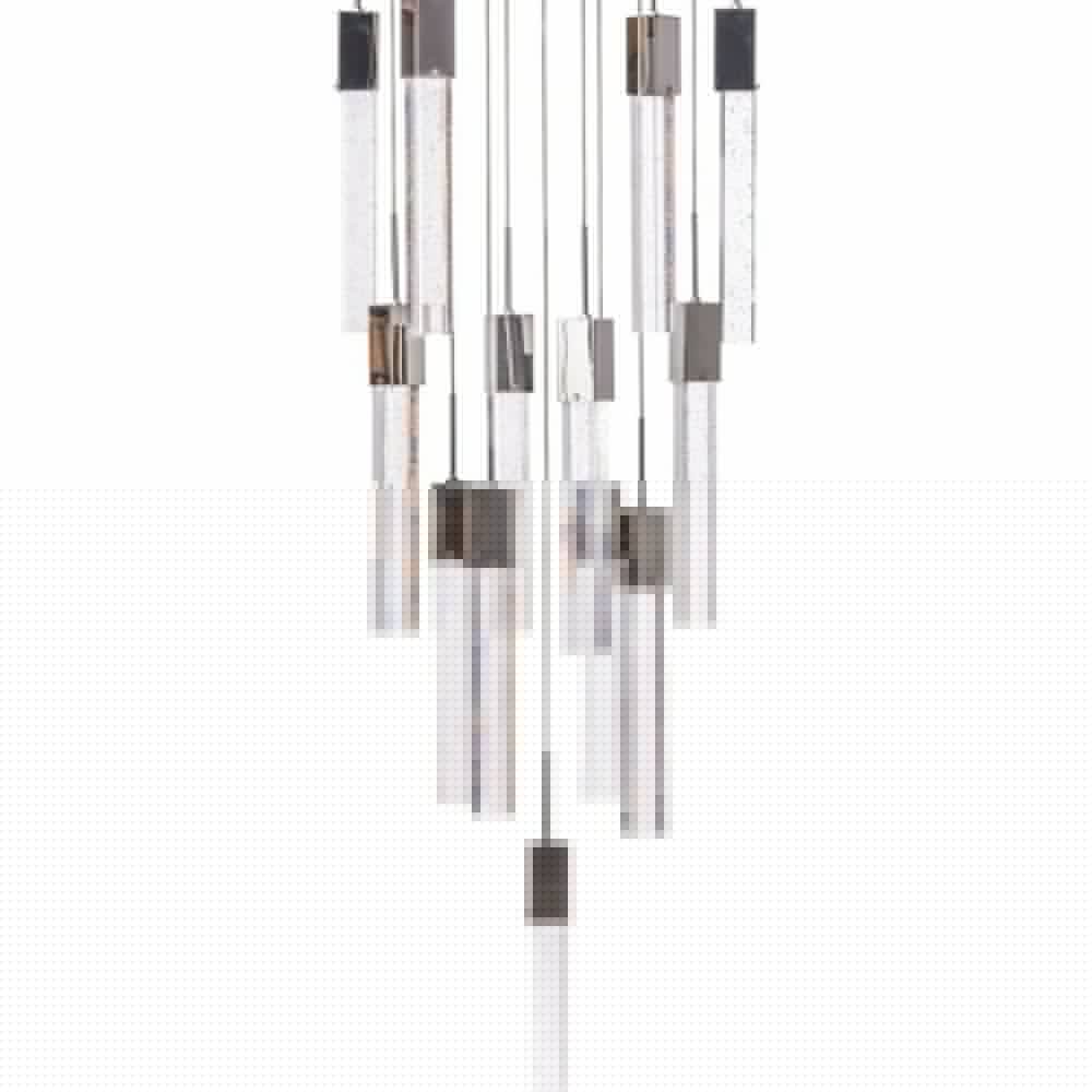 Sparkling Night Cylinder Chandelier 13 Light - Lightings Menu
