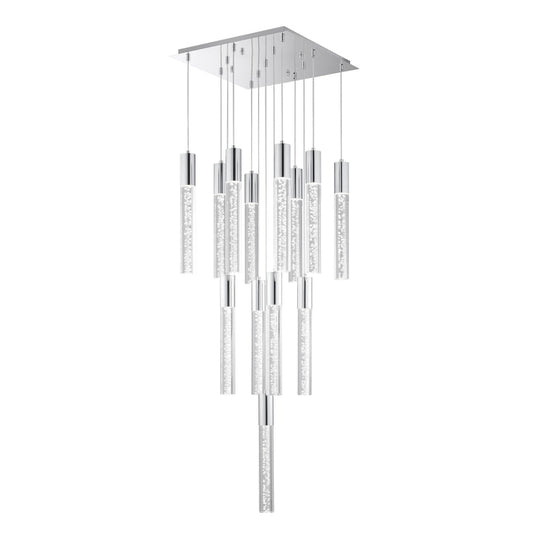 Sparkling Night Cylinder Chandelier 13 Light - Lightings Menu