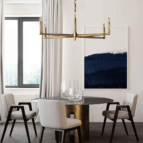 Thaddeas Forged Round Chandelier 12"/36"/48"/60"/72"