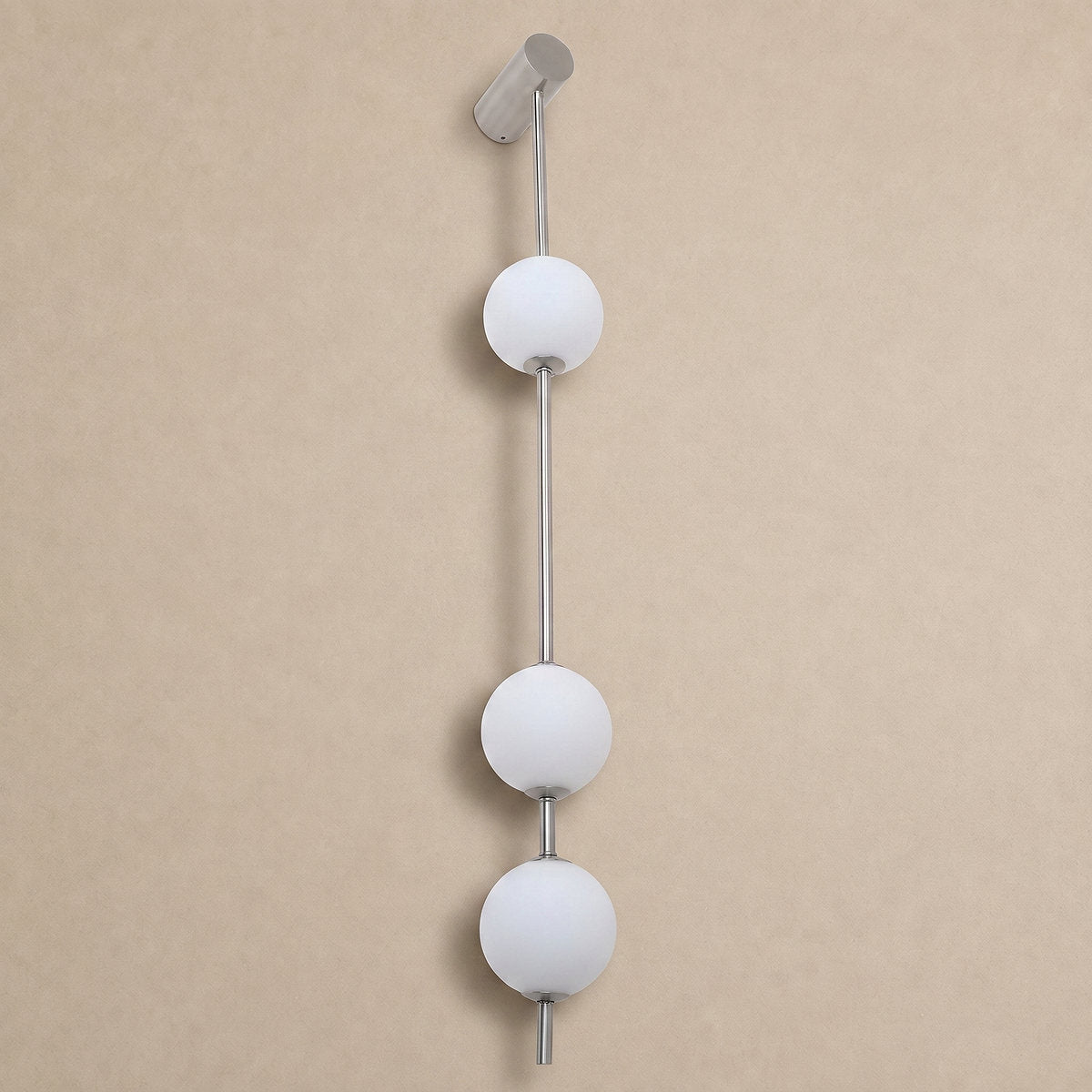 Vertical Balls Wall Lamp, 4.7-Inch x H 40.6~72.8-Inch, Triac Warm Dimming for Living Room & Dining Room