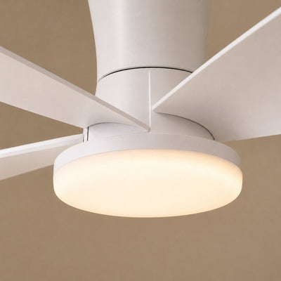 Modern LED Disc Light Flush Mount Ceiling Fan