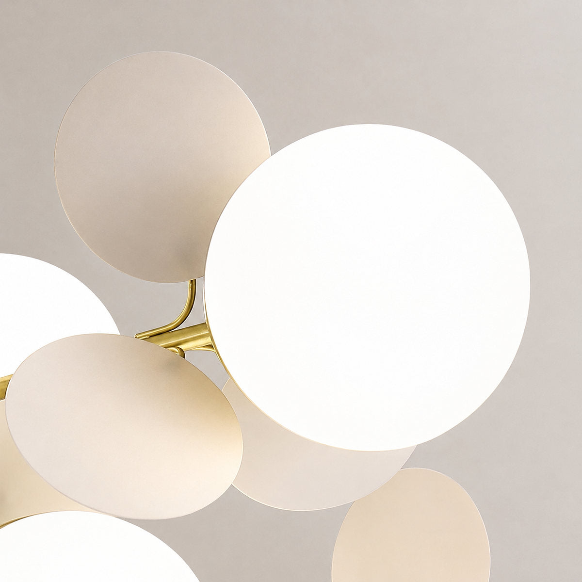 Tricolordeer Botanical Branching Glass Tree Chandelier