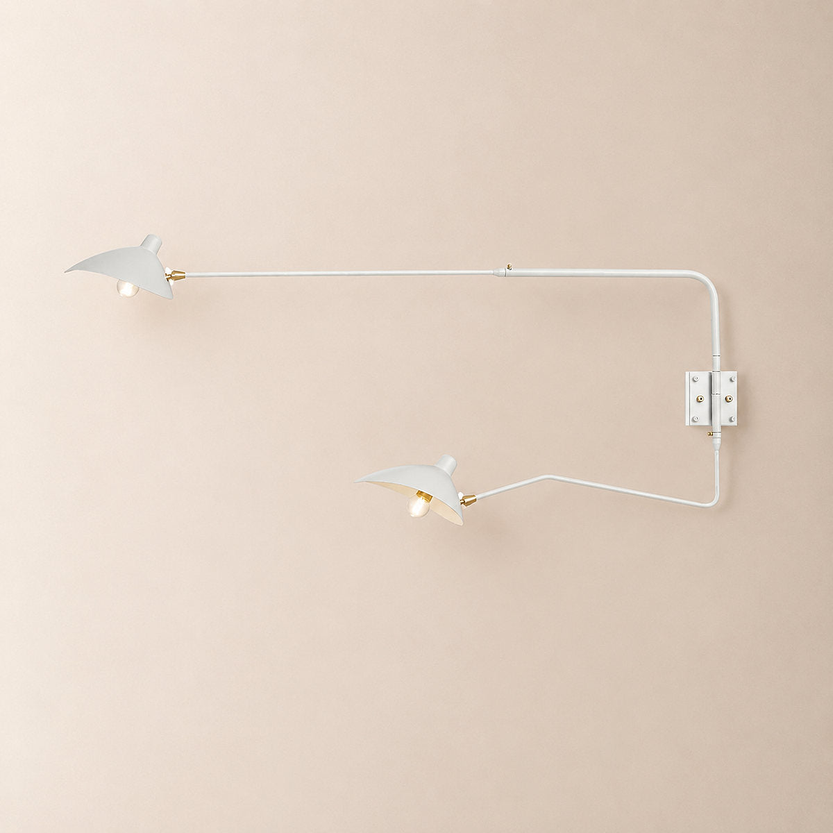 Multi-Arm Spider Wall Lamp, L 55-Inch x H 30.3-Inch, Black for Living Room