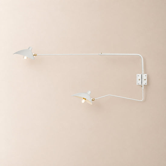 Multi-Arm Spider Wall Lamp, L 55-Inch x H 30.3-Inch, Black for Living Room
