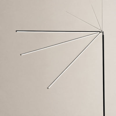 Linear Minimalist LED Reading Floor Lamp