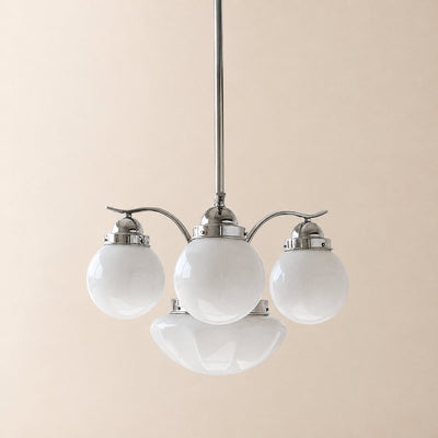 Tricolordeer Globe Glass Multi-Light Chandelier