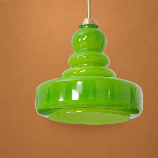 Vintage Aesthetic Glass Pendant Light for Dining Room & Living Room