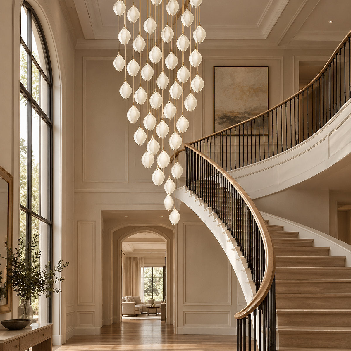 Petal Pendant Light with Versatile Configurations