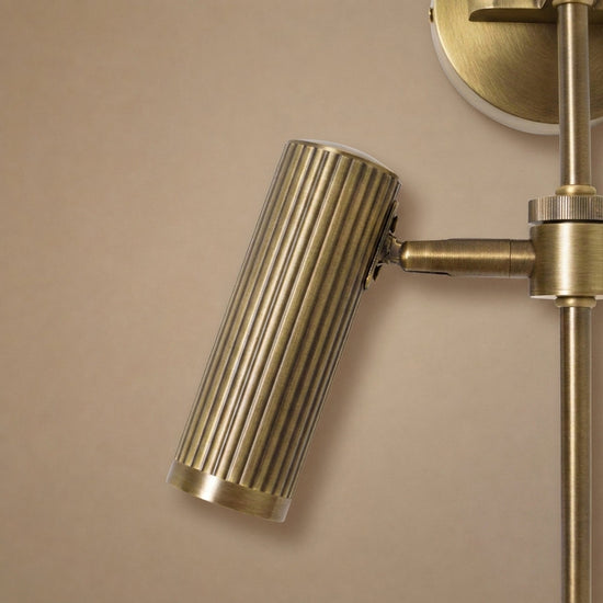 Spot Rail Wall Lamp,6.7~ 9.4-Inch x H 21.7~28-Inch, Bronze for Living Room