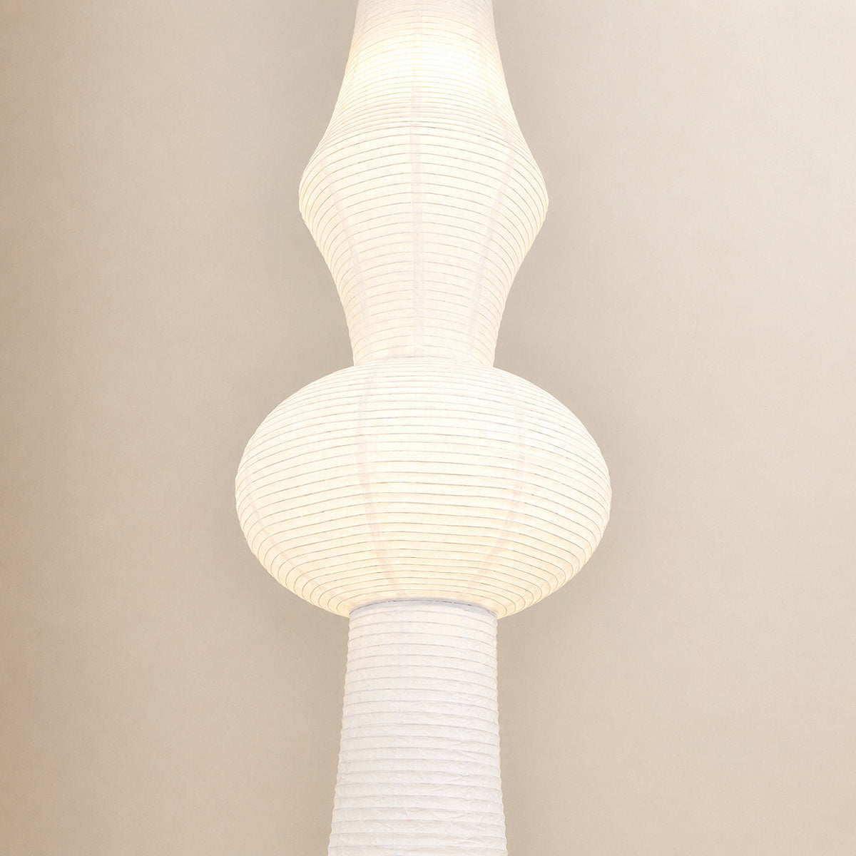 Sculptural Tiered Pendant Light 3 Bulbs