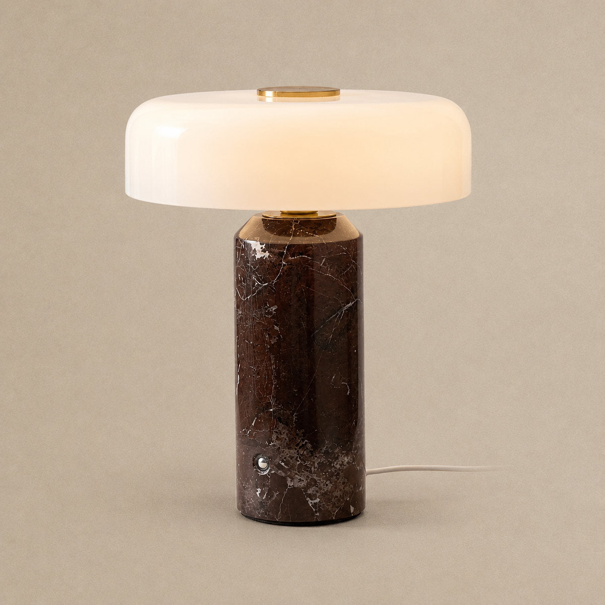 Tricolordeer Sculptural Marble LED Accent Lamp
