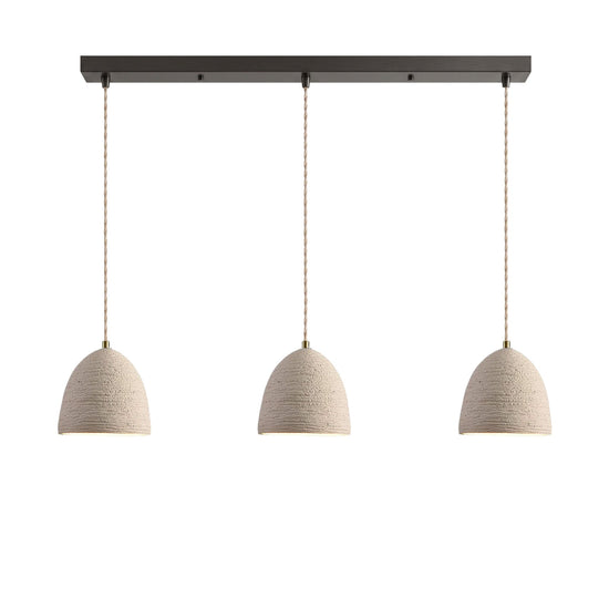 Raw Texture Cement Pendant Light Collection for Dining Room & Living Room