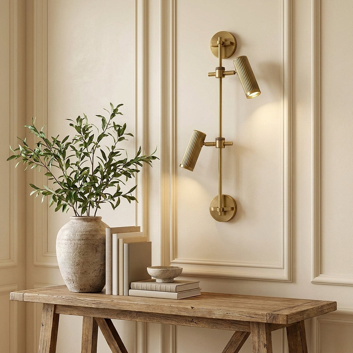 Spot Rail Wall Lamp,6.7~ 9.4-Inch x H 21.7~28-Inch, Bronze for Living Room