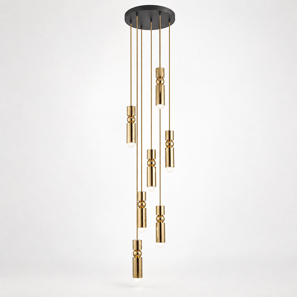 Geometric Cylinder Cluster Pendant Light