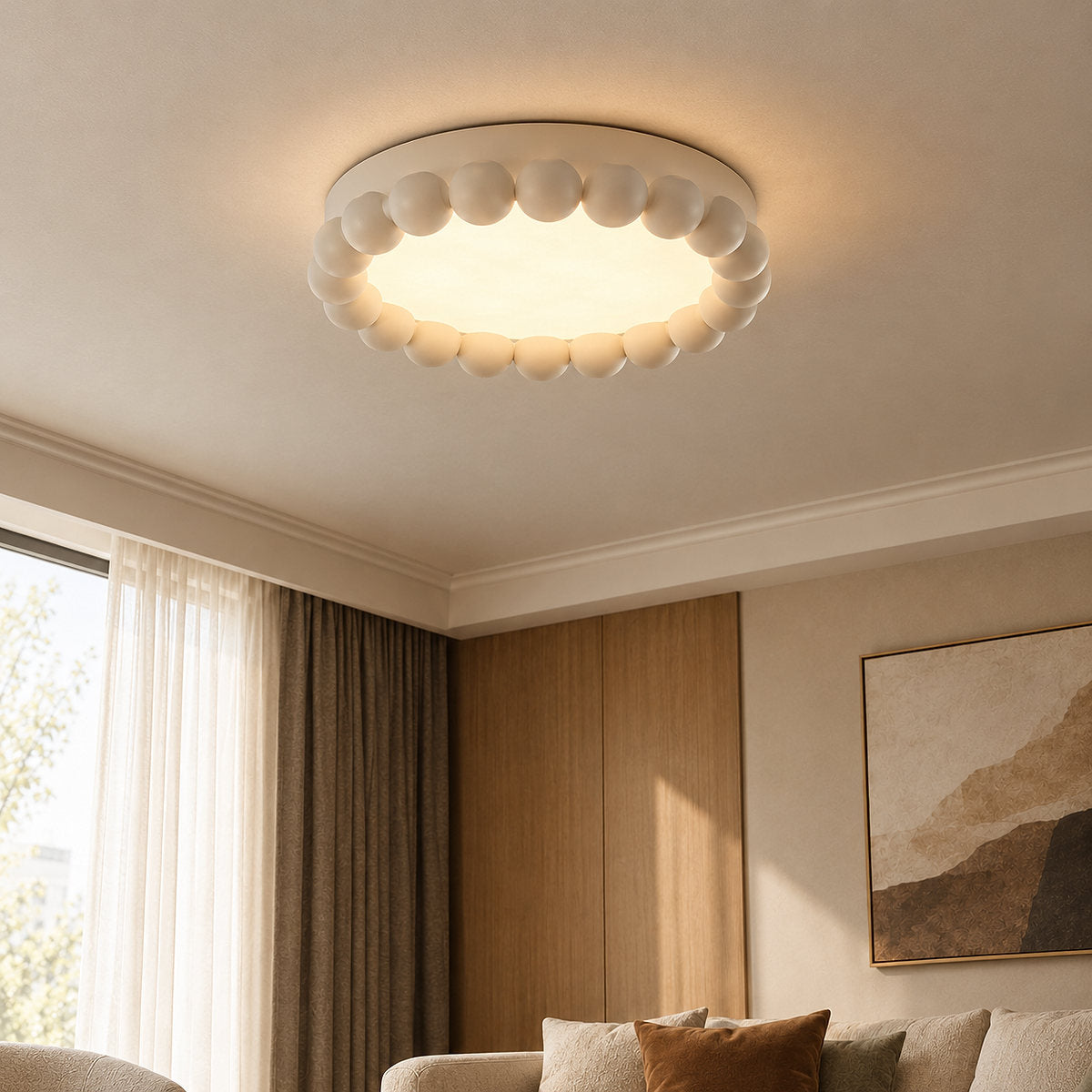 Tricolordeer Modern Resin and Acrylic Ceiling Lamp