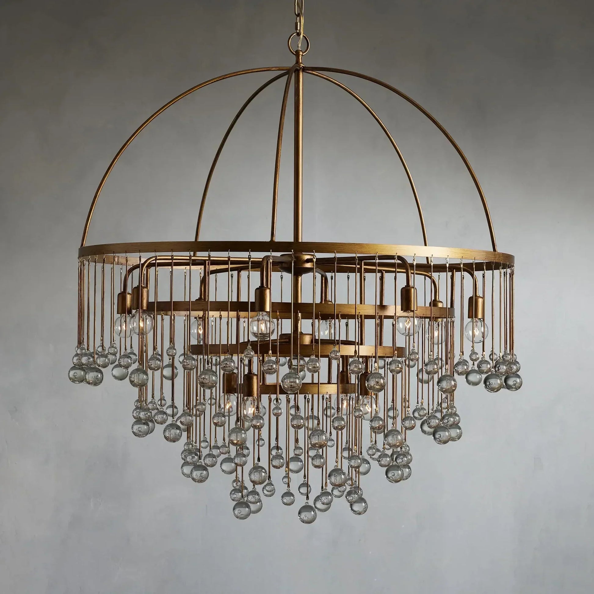 Aubrey Round Chandelier 4 Tier