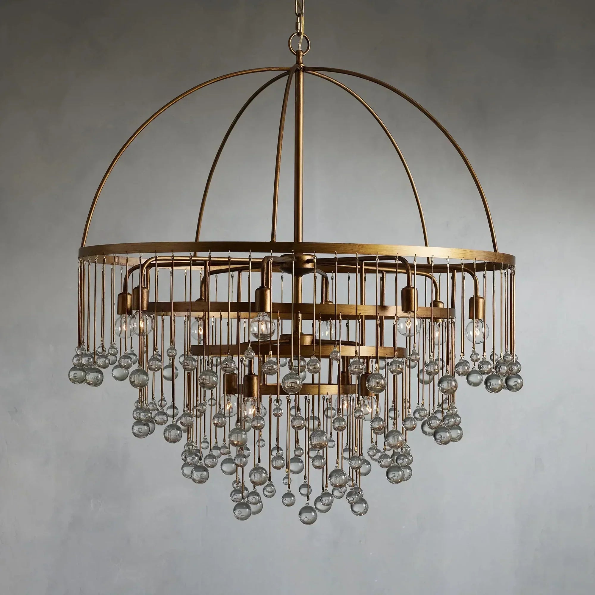 Aubrey Round Chandelier 4 Tier