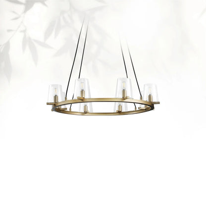 Paricia Glass Round Chandelier 36" 48" 60"