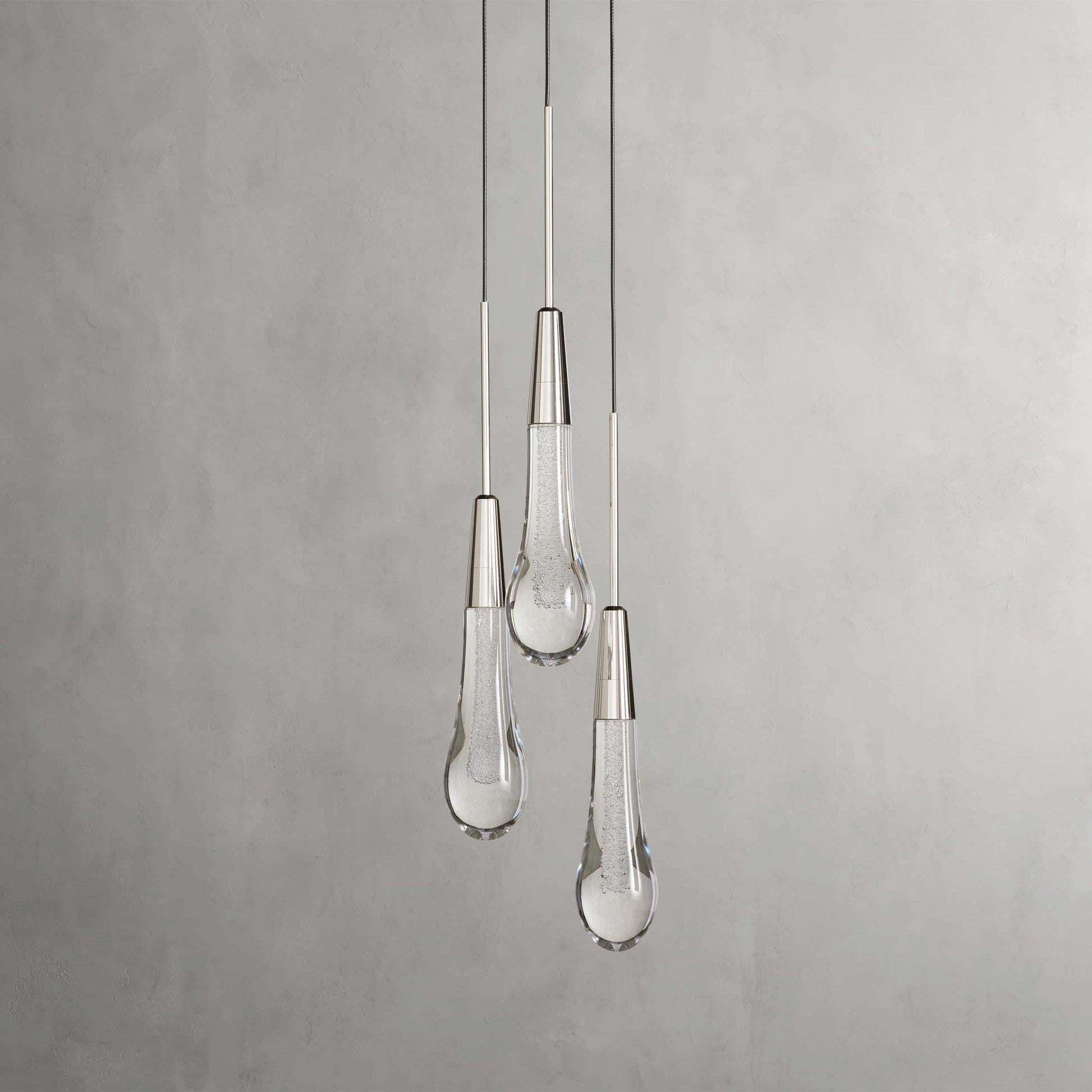 Soltaire Raindrop 3-Light Pendant