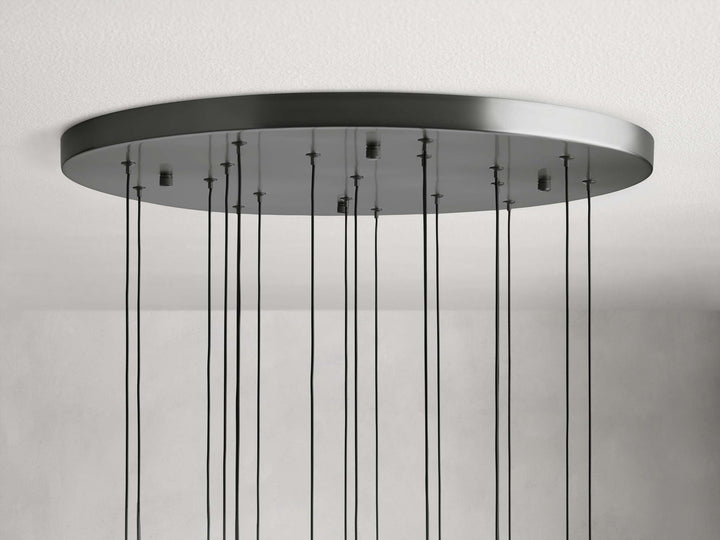 Soltaire Round Chandelier 17"24"36"48''58"
