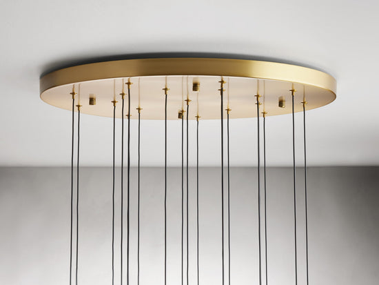 Soltaire Round Chandelier 17"24"36"48''58"