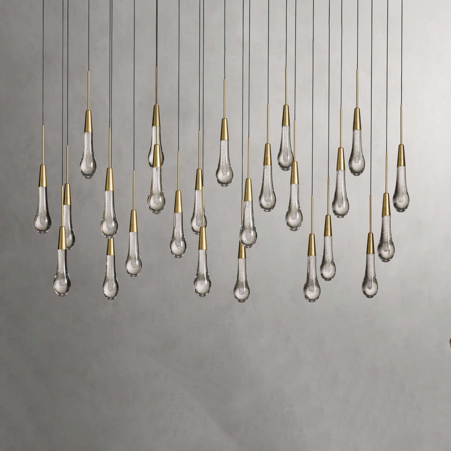 Soltaire Raindrop Linear Chandelier