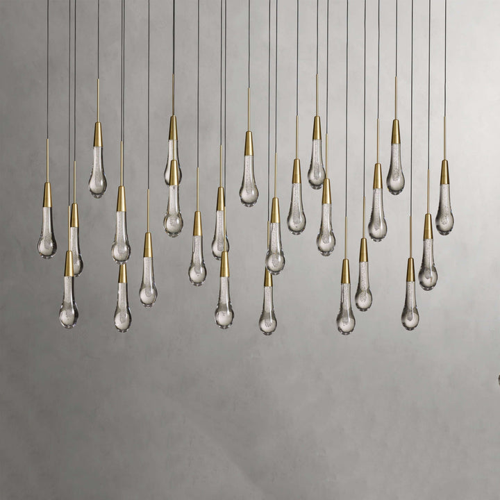 Soltaire Raindrop Linear Chandelier