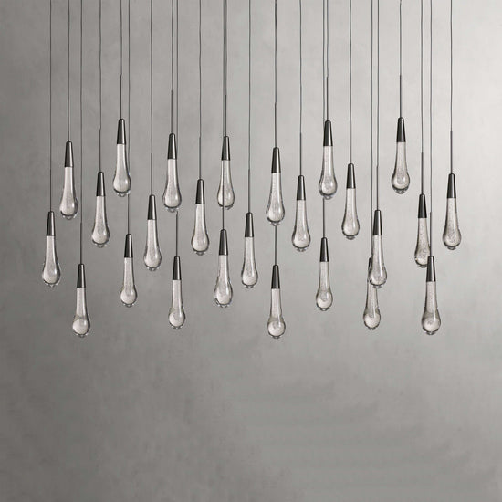Soltaire Raindrop Linear Chandelier