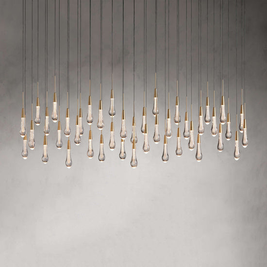 Soltaire Raindrop Linear Chandelier