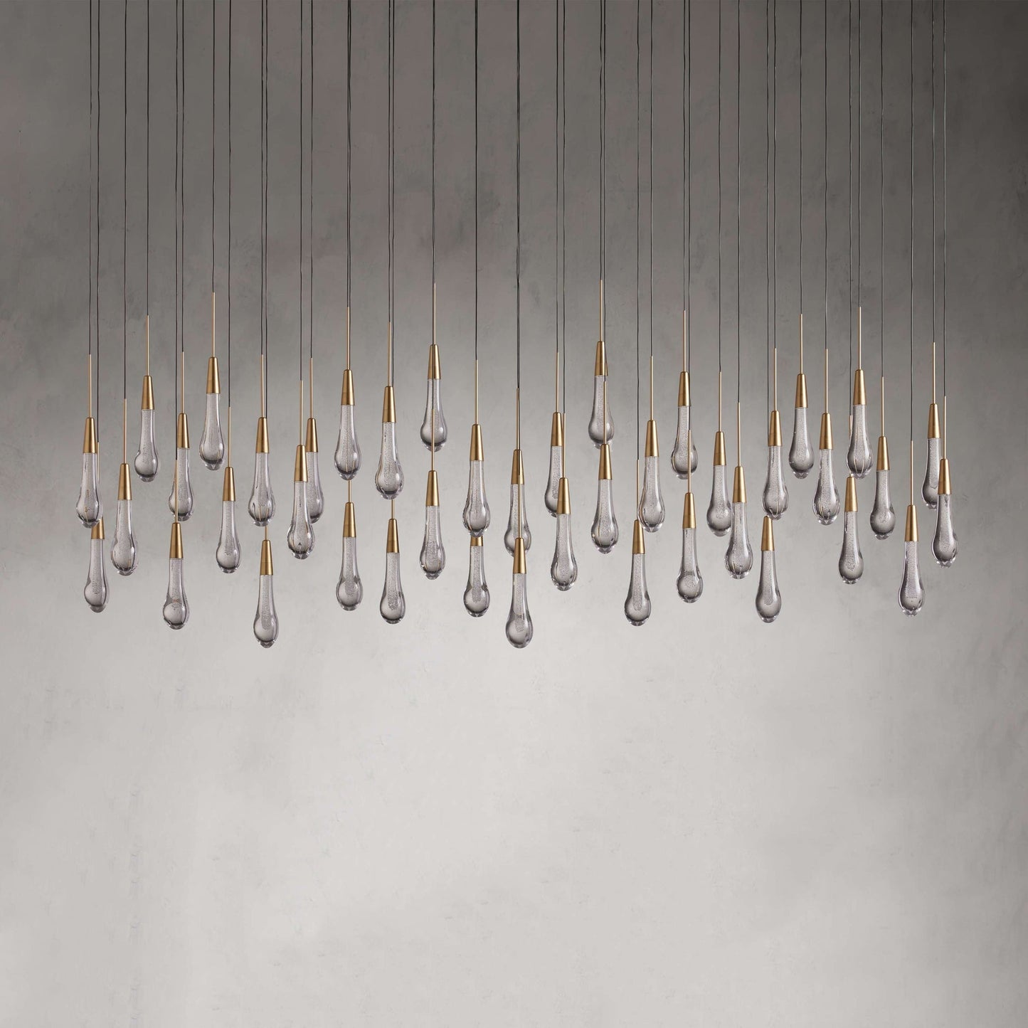 Soltaire Raindrop Linear Chandelier