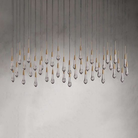 Soltaire Raindrop Linear Chandelier
