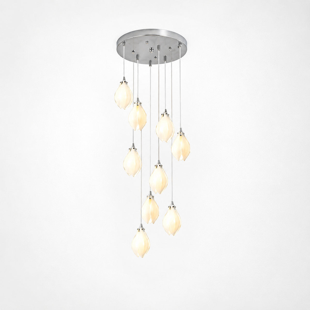 Petal Pendant Light with Versatile Configurations
