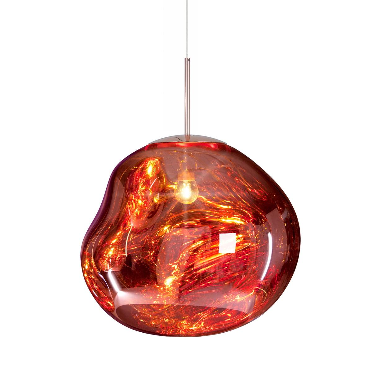 Modern Lava Pendant Light, 7-18.9-Inch, Gold for Dining Room & Living Room