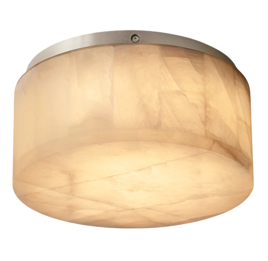 Rivaga Calcite Round Flushmount 6"10"14"