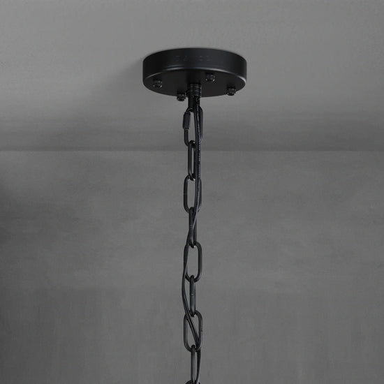 Cannel Glass Round Chandelier