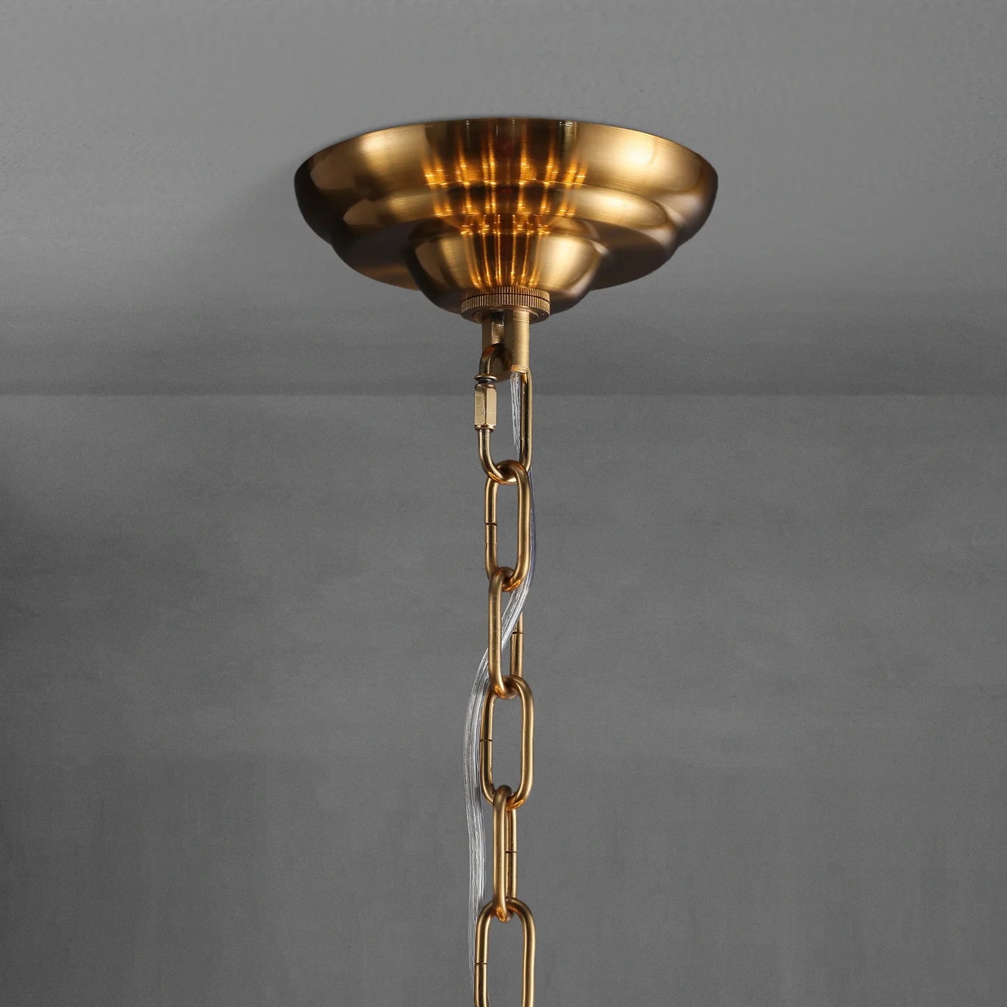 Elysium Glass Tiered Round Chandelier