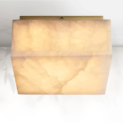 Rivaga Calcite Square Flushmount 6"10"14"