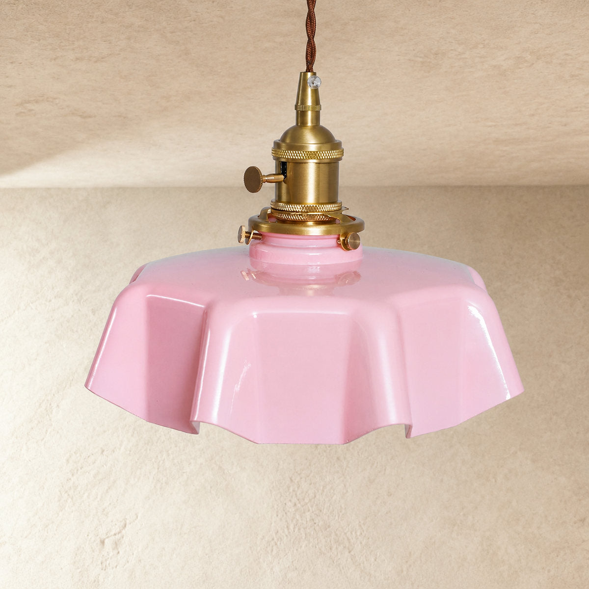 Pleated Glass Pendant Light Collection